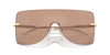 Michael Kors London MK1148 Brown Solid Back Mirror/Brown Black #colour_brown-solid-back-mirror-brown-black