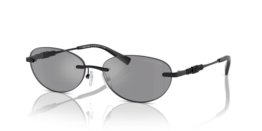 Michael Kors Manchester MK1151 Grey Solid Black Mirror/Grey Black #colour_grey-solid-black-mirror-grey-black