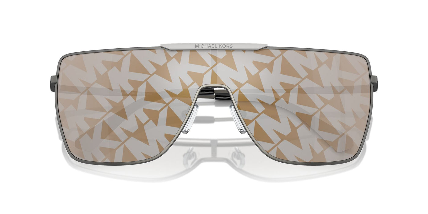 Michael Kors Snowmass MK1152 Matte Gunmetal/MK Mirror #colour_matte-gunmetal-mk-mirror