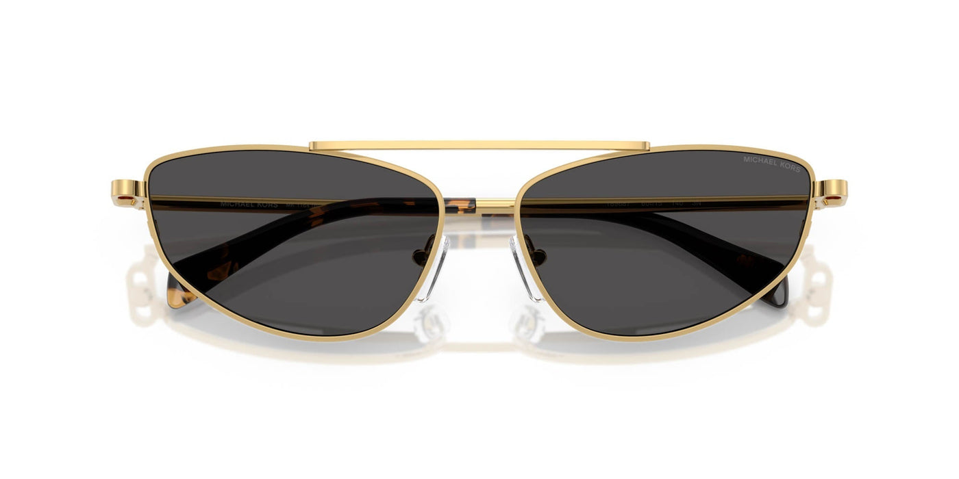 Michael Kors Buenos Aires MK1164 Yellow Gold Shiny/Dark Grey Solid #colour_yellow-gold-shiny-dark-grey-solid