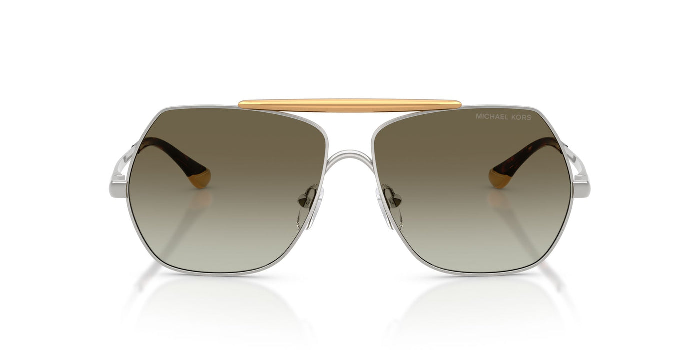 Michael Kors Denver MK1173 Shiny Silver/Green Gradient #colour_shiny-silver-green-gradient