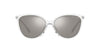 Michael Kors Dupont MK2184U Clear Transparent/Silver Mirror #colour_clear-transparent-silver-mirror