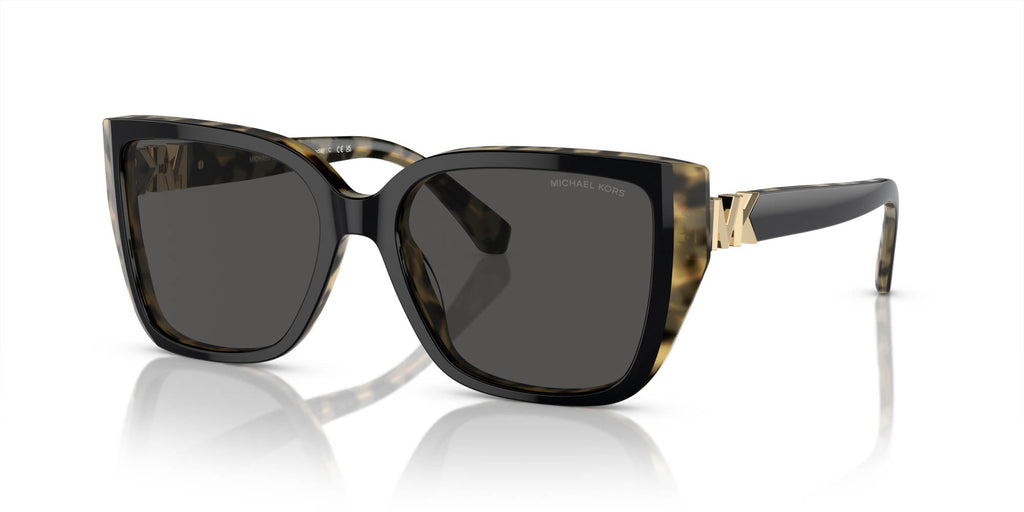 Michael Kors Acadia MK2199 Bi-layer Black/Amber Tortoise/Dark Grey Solid #colour_bi-layer-black-amber-tortoise-dark-grey-solid
