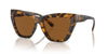 Michael Kors Dubai MK2211U Dark Tortoise/Amber Solid #colour_dark-tortoise-amber-solid