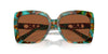 Michael Kors Nice MK2213 Teal Graphic Tortoise/Amber Solid #colour_teal-graphic-tortoise-amber-solid