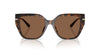 Michael Kors St. Barths MK2231U Dark Tortoise/Dark Brown Solid #colour_dark-tortoise-dark-brown-solid