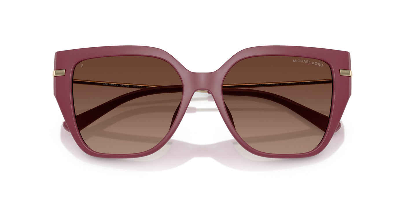 Michael Kors St. Barths MK2231U Mulberry/Brown Gradient Polarised #colour_mulberry-brown-gradient-polarised