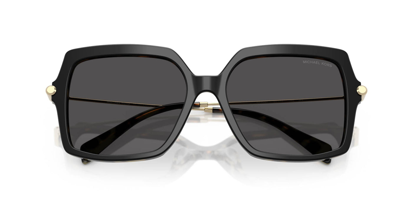 Michael Kors Quogue MK2247U Black/Amber Tortoise/Dark Grey Solid #colour_black-amber-tortoise-dark-grey-solid