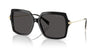 Michael Kors Quogue MK2247U Black/Amber Tortoise/Dark Grey Solid #colour_black-amber-tortoise-dark-grey-solid