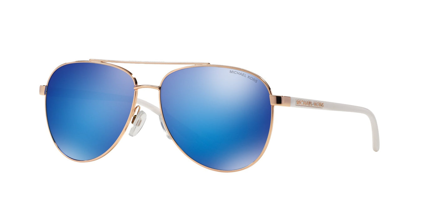 Michael Kors Hvar MK5007 Rose Gold/White/Blue Mirror #colour_rose-gold-white-blue-mirror