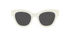 Miu Miu SMU01Y White/Dark Grey #colour_white-dark-grey