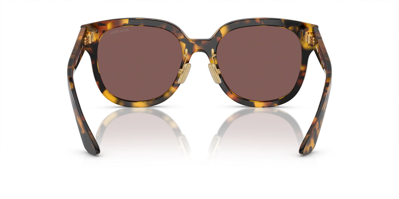 Miu Miu SMU01Z Honey Havana/Brown-Violet-Silver Mirror #colour_honey-havana-brown-violet-silver-mirror