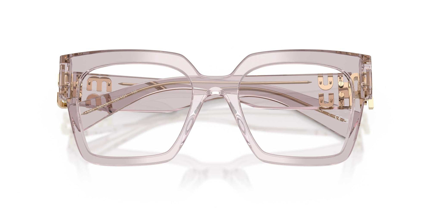 Miu Miu VMU04U Transparent Mauve #colour_transparent-mauve