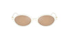 Miu Miu SMU04Z White/Orange Internal Silver Mirror #colour_white-orange-internal-silver-mirror