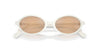 Miu Miu SMU04Z White/Orange Internal Silver Mirror #colour_white-orange-internal-silver-mirror