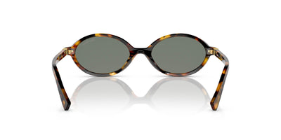 Miu Miu SMU04Z Honey Havana/Green Silver Mirror #colour_honey-havana-green-silver-mirror