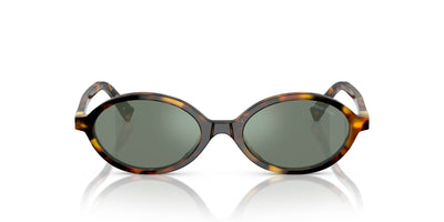 Miu Miu SMU04Z Honey Havana/Green Silver Mirror #colour_honey-havana-green-silver-mirror