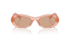 Miu Miu SMU06Z Noisette Transparent/Dark Brown #colour_noisette-transparent-dark-brown