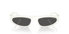 Miu Miu SMU07Z White Ivory/Dark Grey #colour_white-ivory-dark-grey