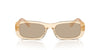 Miu Miu SMU08Z Sand Transparent/Dark Brown #colour_sand-transparent-dark-brown