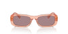 Miu Miu SMU08Z Noisette Transparent/Light Purple Brown #colour_noisette-transparent-light-purple-brown