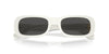 Miu Miu SMU08Z White Ivory/Dark Grey #colour_white-ivory-dark-grey