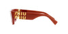 Miu Miu SMU09W Cognac Opal/Dark Violet #colour_cognac-opal-dark-violet