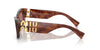 Miu Miu SMU09W Striped Tobacco/Dark Violet #colour_striped-tobacco-dark-violet