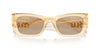 Miu Miu SMU09W Sand Transparent/Dark Brown #colour_sand-transparent-dark-brown