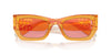 Miu Miu SMU09W Orange Transparent/Pink #colour_orange-transparent-pink