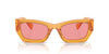Miu Miu SMU09W Orange Transparent/Pink #colour_orange-transparent-pink