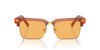 Miu Miu SMU10Z Caramel Trasparent/Yellow #colour_caramel-trasparent-yellow