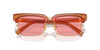 Miu Miu SMU10Z Caramel Trasparent/Pink #colour_caramel-trasparent-pink