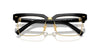 Miu Miu SMU10Z Black/Clear Blue Light Filter #colour_black-clear-blue-light-filter