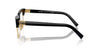 Miu Miu SMU10Z Black/Clear Blue Light Filter #colour_black-clear-blue-light-filter