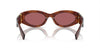 Miu Miu SMU11W Striped Tobacco/Dark Violet #colour_striped-tobacco-dark-violet