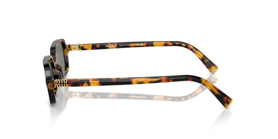 Miu Miu SMU11Z Honey Havana/Green Silver Mirror #colour_honey-havana-green-silver-mirror