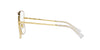 Miu Miu SMU51Y Gold/Clear Blue Light Filter #colour_gold-clear-blue-light-filter