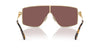 Miu Miu SMU51Z Pale Gold/Brown Silver Internal Violet Mirror #colour_pale-gold-brown-silver-internal-violet-mirror