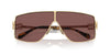 Miu Miu SMU51Z Pale Gold/Brown Silver Internal Violet Mirror #colour_pale-gold-brown-silver-internal-violet-mirror
