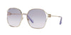 Miu Miu SMU52W Pale Gold/Clear Gradient Violet #colour_pale-gold-clear-gradient-violet