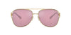 Miu Miu SMU52Z Pale Gold/Dark Pink Internal Silver Mirror #colour_pale-gold-dark-pink-internal-silver-mirror