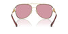 Miu Miu SMU52Z Pale Gold/Dark Pink Internal Silver Mirror #colour_pale-gold-dark-pink-internal-silver-mirror