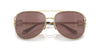 Miu Miu SMU52Z Pale Gold/Brown Silver Internal Violet Mirror #colour_pale-gold-brown-silver-internal-violet-mirror