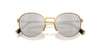 Miu Miu SMU55Z Gold/Light Grey Silver Mirror #colour_gold-light-grey-silver-mirror