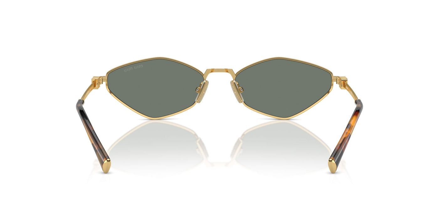 Miu Miu SMU56Z Gold/Green Silver Mirror #colour_gold-green-silver-mirror