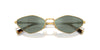 Miu Miu SMU56Z Gold/Green Silver Mirror #colour_gold-green-silver-mirror