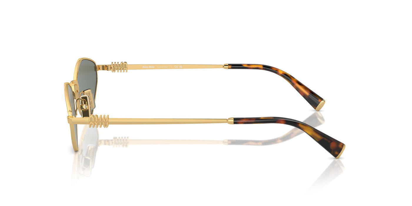 Miu Miu SMU56Z Gold/Green Silver Mirror #colour_gold-green-silver-mirror