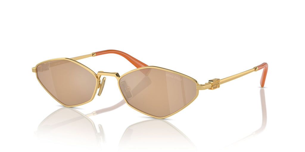 Miu Miu SMU56Z Gold/Brown #colour_gold-brown