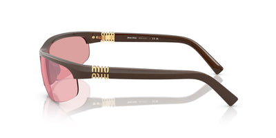 Miu Miu SMU A02 Cocoa Metal/Pink Mirror #colour_cocoa-metal-pink-mirror